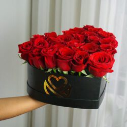 Box Heart Rouge